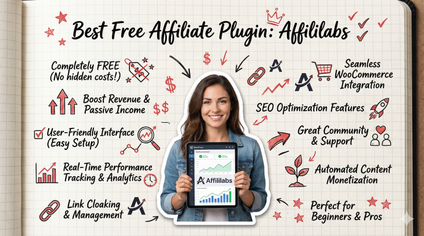 Best free affiliate plugin for WordPress - Affililabs