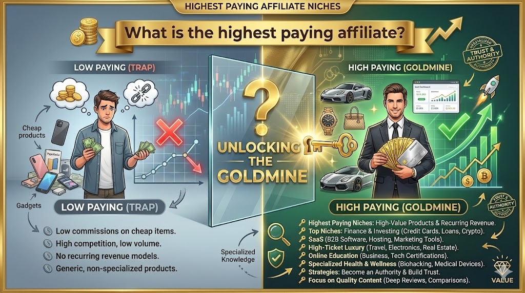 What is the highest paying affiliate?