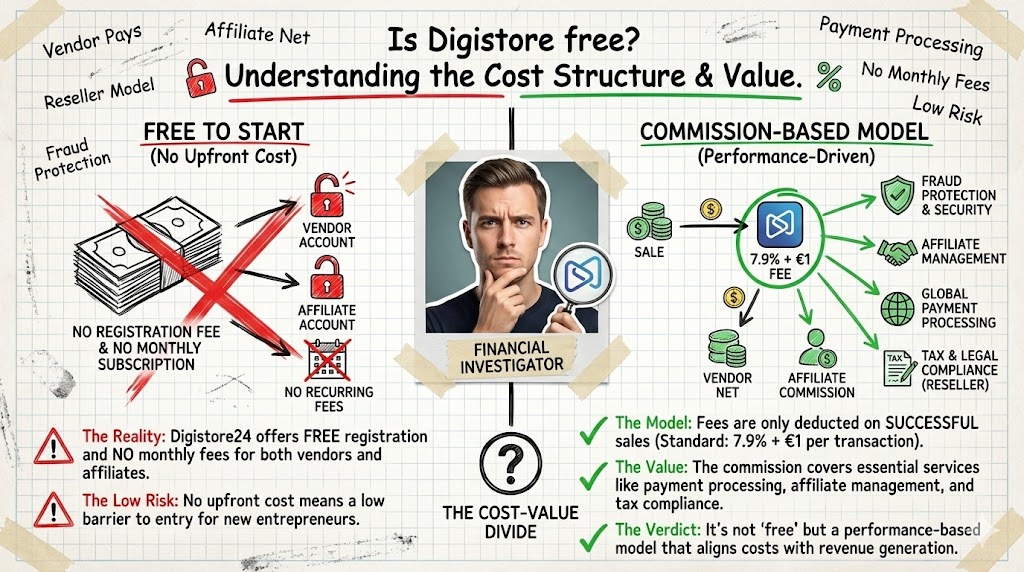 Is Digistore free?