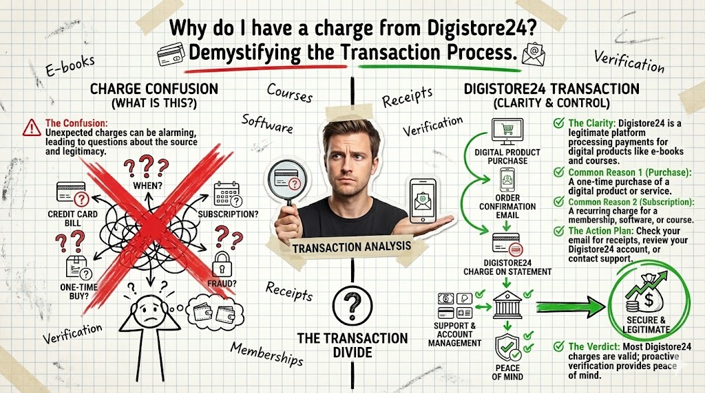Why do I have a charge from Digistore24?