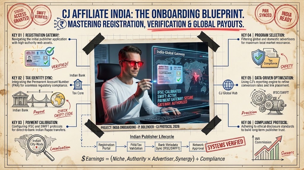 how to sign in to cj affiliate from india