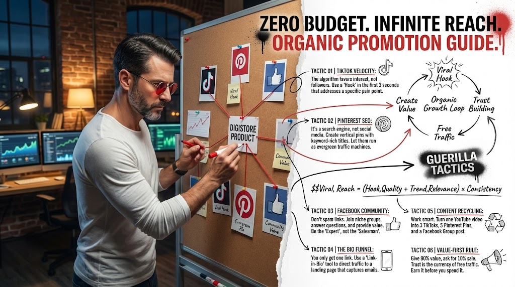 How to Promote Digistore24 Products for Free (TikTok, Pinterest & Facebook)