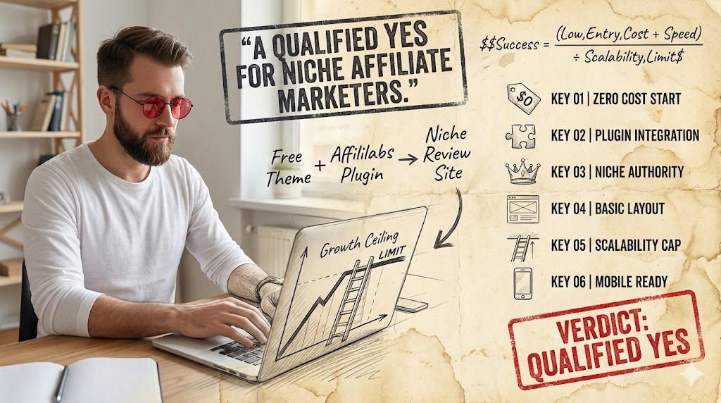 Free Wordpress Theme for Product Reviews Websites - That Converts includes Affililabs.ai Plugin