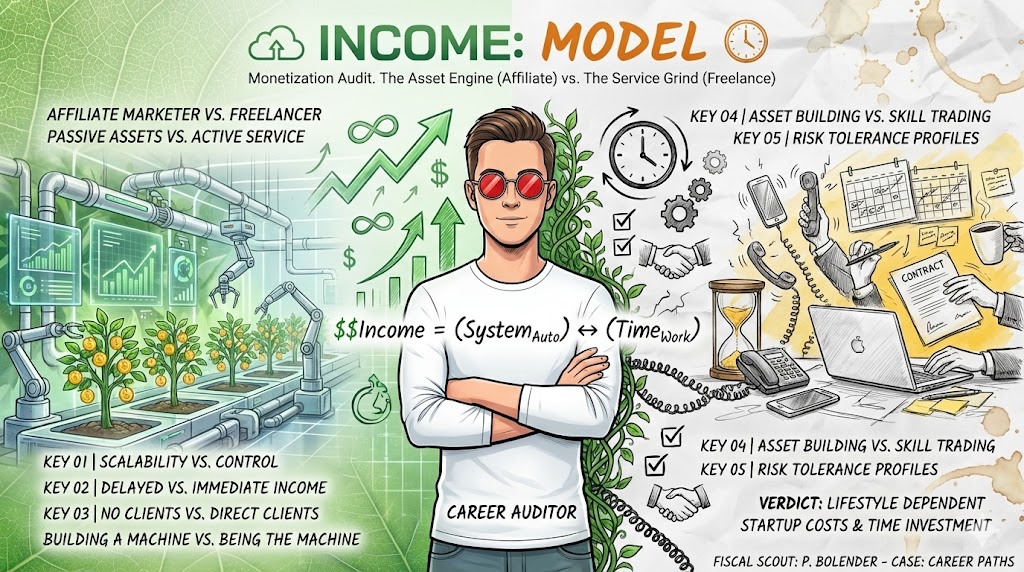 Affiliate Marketer vs Freelance: Key Differences + Best Choice