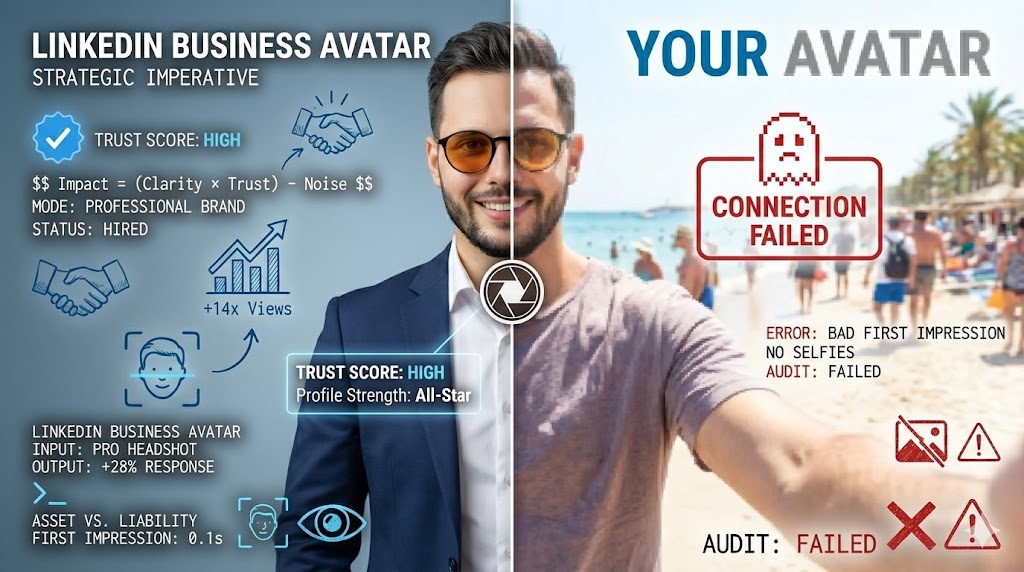 linkedin business avatar prompt linkedin business avatar prompt