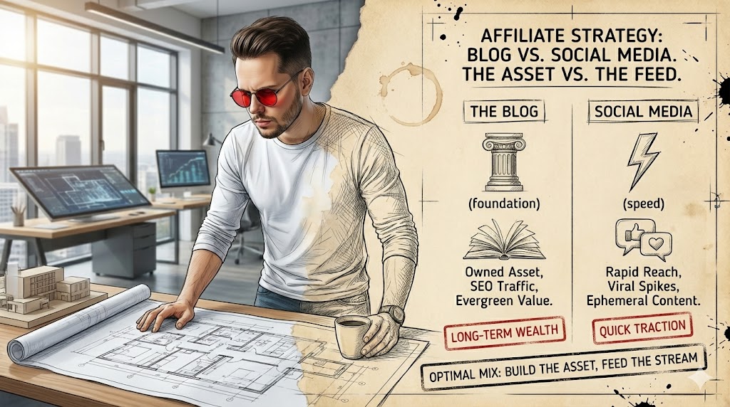 Social Media Marketing vs Blog for Affiliate Marketing: Key Differences + Best Choice Social Media Marketing vs Blog for Affiliate Marketing: Key Differences + Best Choice