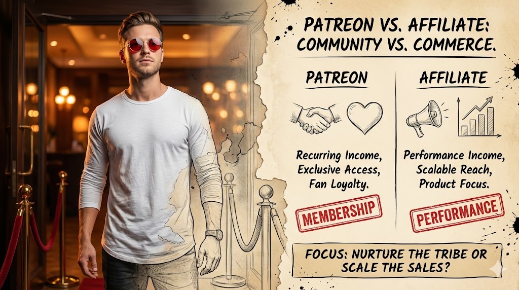 Patreon vs Affiliate Marketing: Key Differences + Best Choice