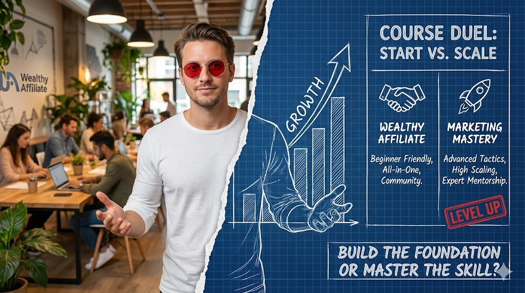 Wealthy Affiliate vs Affiliate Marketing Mastery: Key Differences + Best Choice Wealthy Affiliate vs Affiliate Marketing Mastery: Key Differences + Best Choice