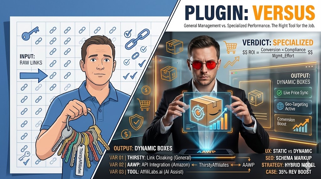 ThirstyAffiliates Alternative for Amazon Products: Feature Comparison