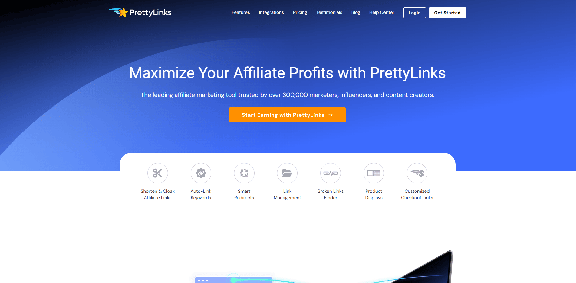 Pretty Links Interface